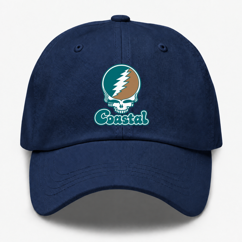 Coastal Stealie Premium Unisex Dad Hat — Design: Coastal Carolina University — Navy