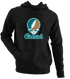 Coastal Stealie Premium Unisex Hoodie — Design: Coastal Carolina University — Black