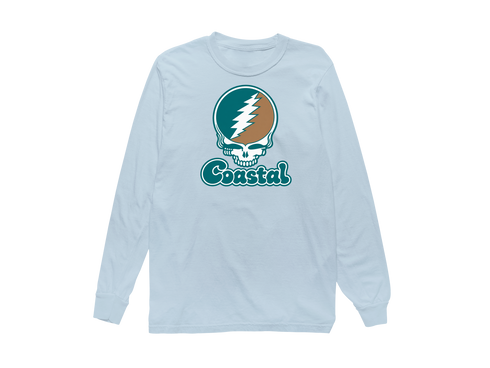 Coastal Stealie Premium Unisex Long-Sleeve — Design: Coastal Carolina University — Chambray