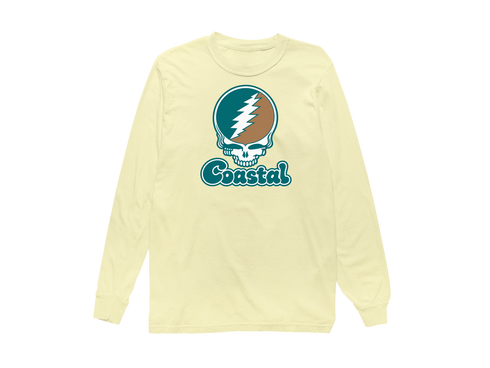 Coastal Stealie Premium Unisex Long-Sleeve — Design: Coastal Carolina University — Butter