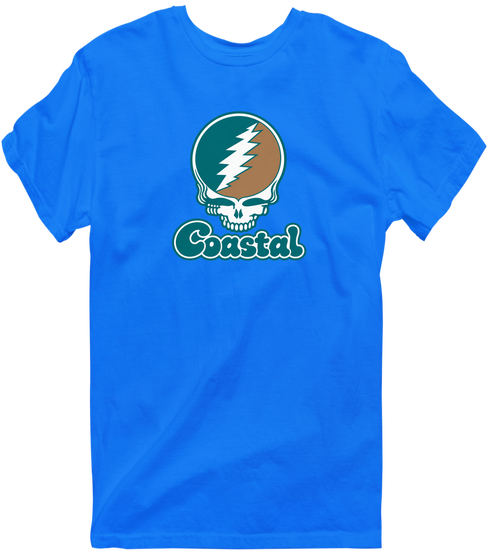 Coastal Stealie Premium Unisex T-Shirt — Design: Coastal Carolina University — Royal