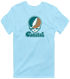 Coastal Stealie Premium Unisex T-Shirt — Design: Coastal Carolina University — Light Blue