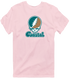 Coastal Stealie Premium Unisex T-Shirt — Design: Coastal Carolina University — Light Pink