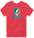 Coastal Stealie Premium Unisex T-Shirt — Design: Coastal Carolina University — Heather Red