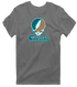 Coastal Stealie Premium Unisex T-Shirt — Design: Coastal Carolina University — Charcoal