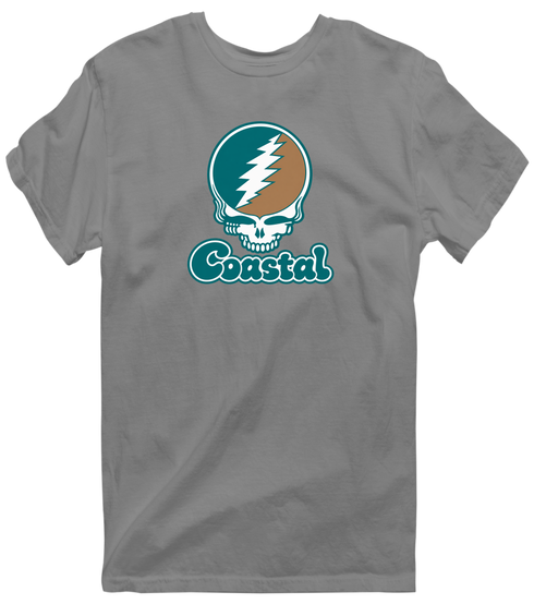 Coastal Stealie Premium Unisex T-Shirt — Design: Coastal Carolina University — Dark Heather