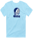 Colby Stealie Premium Unisex T-Shirt — Design: Colby College — Light Blue