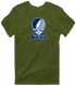 Colby Stealie Premium Unisex T-Shirt — Design: Colby College — Military Green