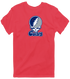 Colby Stealie Premium Unisex T-Shirt — Design: Colby College — Heather Red
