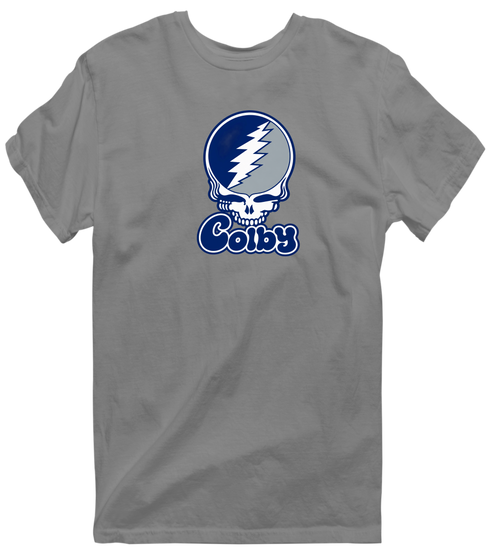 Colby Stealie Premium Unisex T-Shirt — Design: Colby College — Dark Heather
