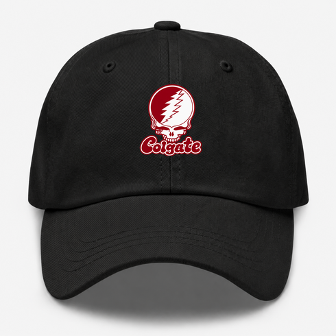 Colgate Stealie Premium Unisex Dad Hat — Design: Colgate University — Black