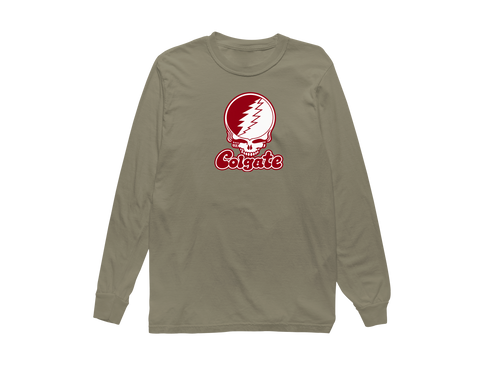 Colgate Stealie Premium Unisex Long-Sleeve — Design: Colgate University — Sandstone