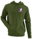 Holy Cross Stealie Premium Unisex Hoodie — Design: College of the Holy Cross — Military Green