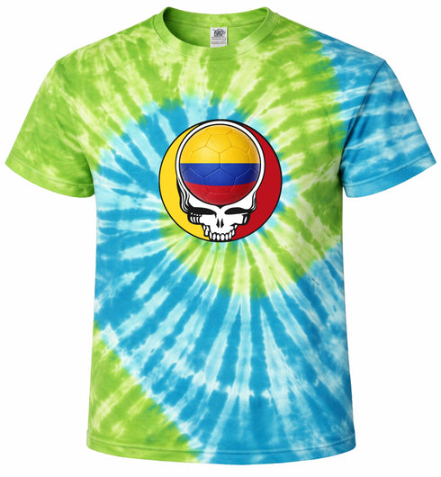 Colombia FIFA World Cup Stealie Tie-Dye T-Shirt