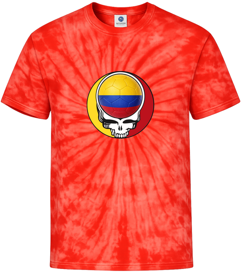 Colombia FIFA World Cup Stealie Tie-Dye T-Shirt