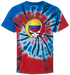 Colombia FIFA World Cup Stealie Tie-Dye T-Shirt