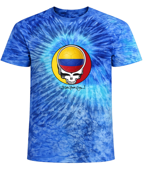 Colombia FIFA World Cup Stealie Tie-Dye T-Shirt