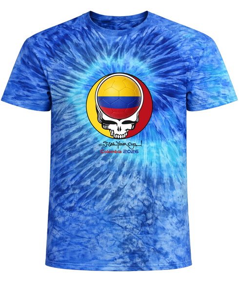 Colombia FIFA World Cup Stealie Tie-Dye T-Shirt