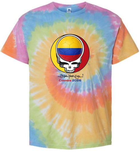 Colombia FIFA World Cup Stealie Tie-Dye T-Shirt