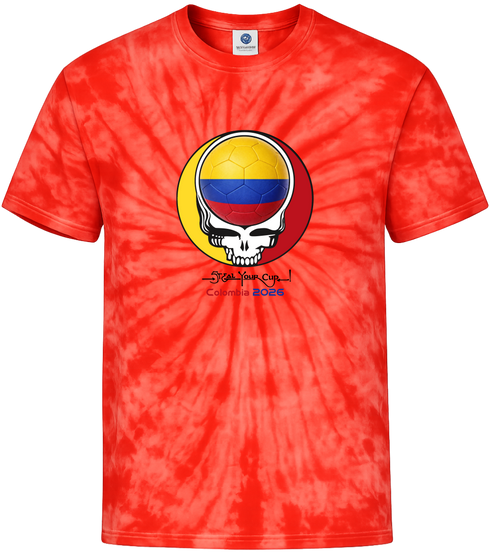 Colombia FIFA World Cup Stealie Tie-Dye T-Shirt