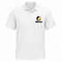 Colorado Stealie Premium Unisex Polo — Design: Colorado College — White