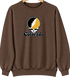Colorado Stealie Premium Unisex Crewneck — Design: Colorado College — Brown