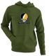 Colorado Stealie Premium Unisex Hoodie — Design: Colorado College — Military Green