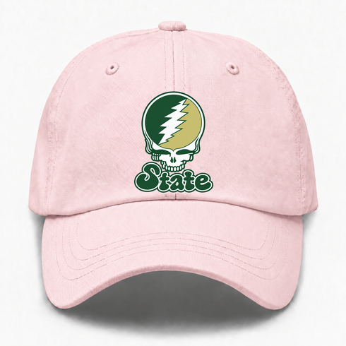 Colorado Stealie Premium Unisex Dad Hat — Design: Colorado State University — Pink