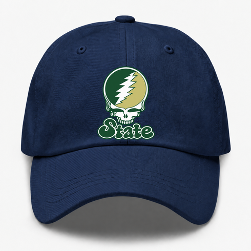 Colorado Stealie Premium Unisex Dad Hat — Design: Colorado State University — Navy