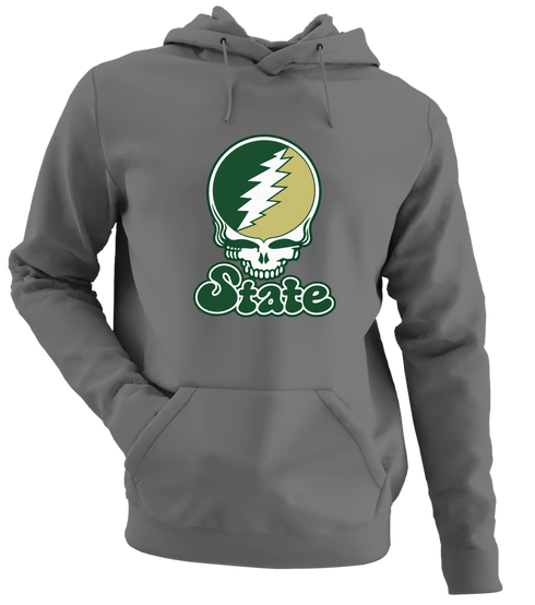 Colorado Stealie Premium Unisex Hoodie — Design: Colorado State University — Charcoal