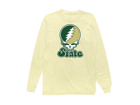 Colorado Stealie Premium Unisex Long-Sleeve — Design: Colorado State University — Butter