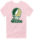 Colorado Stealie Premium Unisex T-Shirt — Design: Colorado State University — Light Pink