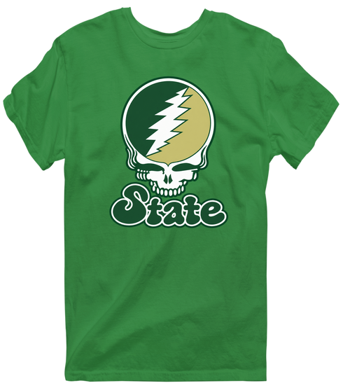 Colorado Stealie Premium Unisex T-Shirt — Design: Colorado State University — Irish Green
