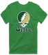 Colorado Stealie Premium Unisex T-Shirt — Design: Colorado State University — Irish Green