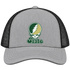 Colorado Stealie Premium Unisex Trucker Cap — Design: Colorado State University — Heather Grey/Black