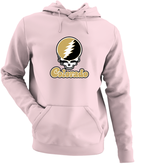 Colorado Stealie Premium Unisex Hoodie — Design: Colorado University of — Light Pink
