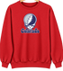 Colorado Baseball Stealie Grateful Dead Crewneck — Colorado Rockies — Red