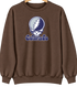 Colorado Baseball Stealie Grateful Dead Crewneck — Colorado Rockies — Brown