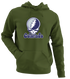 Colorado Baseball Stealie Grateful Dead Hoodie — Colorado Rockies — Military Green