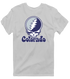 Colorado Baseball Stealie Grateful Dead T-Shirt — Colorado Rockies — Sport Grey