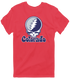 Colorado Baseball Stealie Grateful Dead T-Shirt — Colorado Rockies — Heather Red
