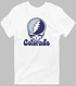 Colorado Baseball Stealie Grateful Dead T-Shirt — Colorado Rockies — White