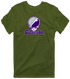 Colorado Baseball Stealie Grateful Dead T-Shirt — Colorado Rockies — Military Green