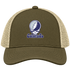Colorado Baseball Stealie Grateful Dead Trucker Cap — Colorado Rockies — Moss/Khaki