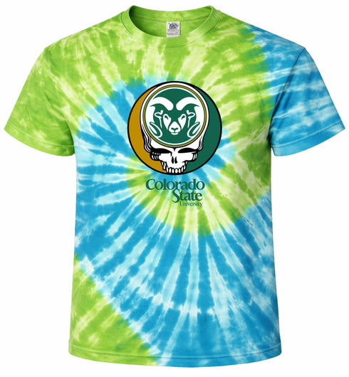 Colorado State University Stealie Tie-Dye T-Shirt