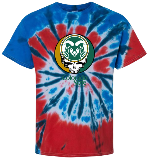 Colorado State University Stealie Tie-Dye T-Shirt