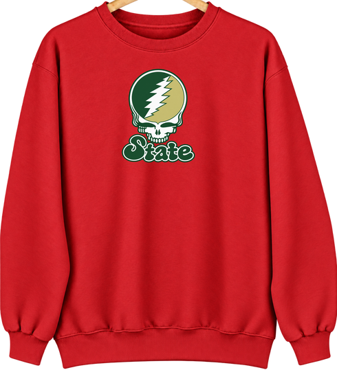 Colorado Stealie Premium Unisex Crewneck — Red