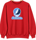 Columbia Stealie Premium Unisex Crewneck — Design: Columbia University — Red