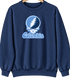 Columbia Stealie Premium Unisex Crewneck — Design: Columbia University — Navy
