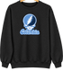 Columbia Stealie Premium Unisex Crewneck — Design: Columbia University — Black